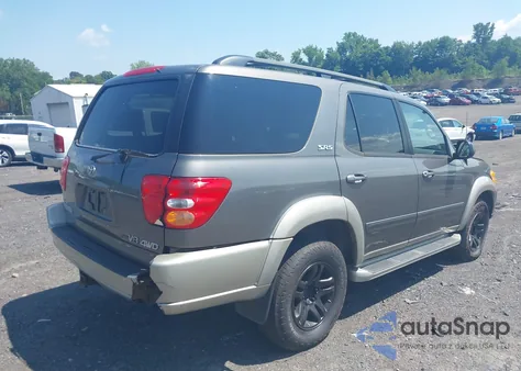 2004 Toyota Sequoia Sr5 V8 из США, поврежденный, VIN 5TDBT44A14S222737